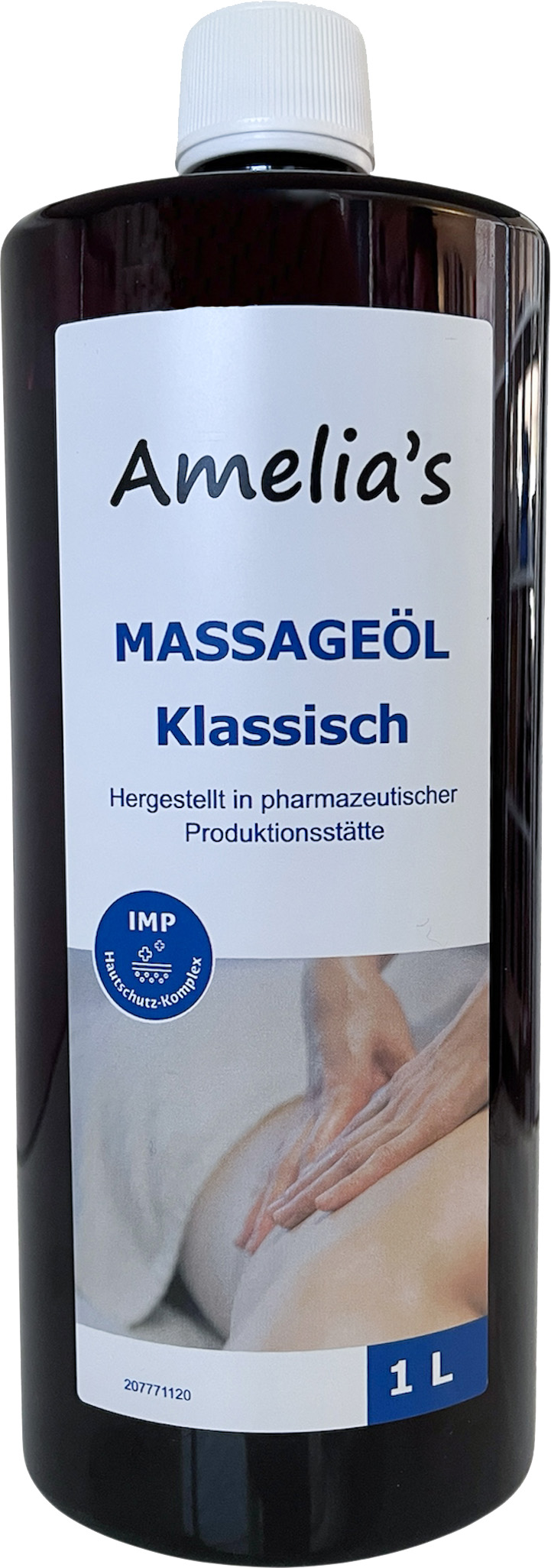 Huile de massage Amelia's Premium Classic - 1 litre